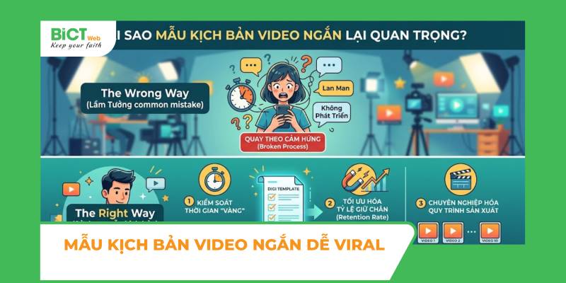 mẫu kịch bản video ngắn dễ viral