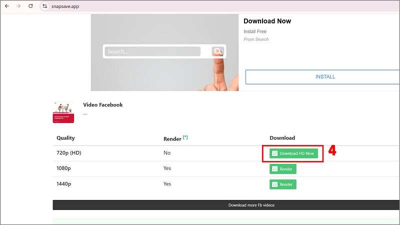 Tải video Facebook miễn phí 