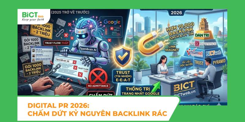 Digital PR 2026: Chấm Dứt Kỷ Nguyên Backlink Rác